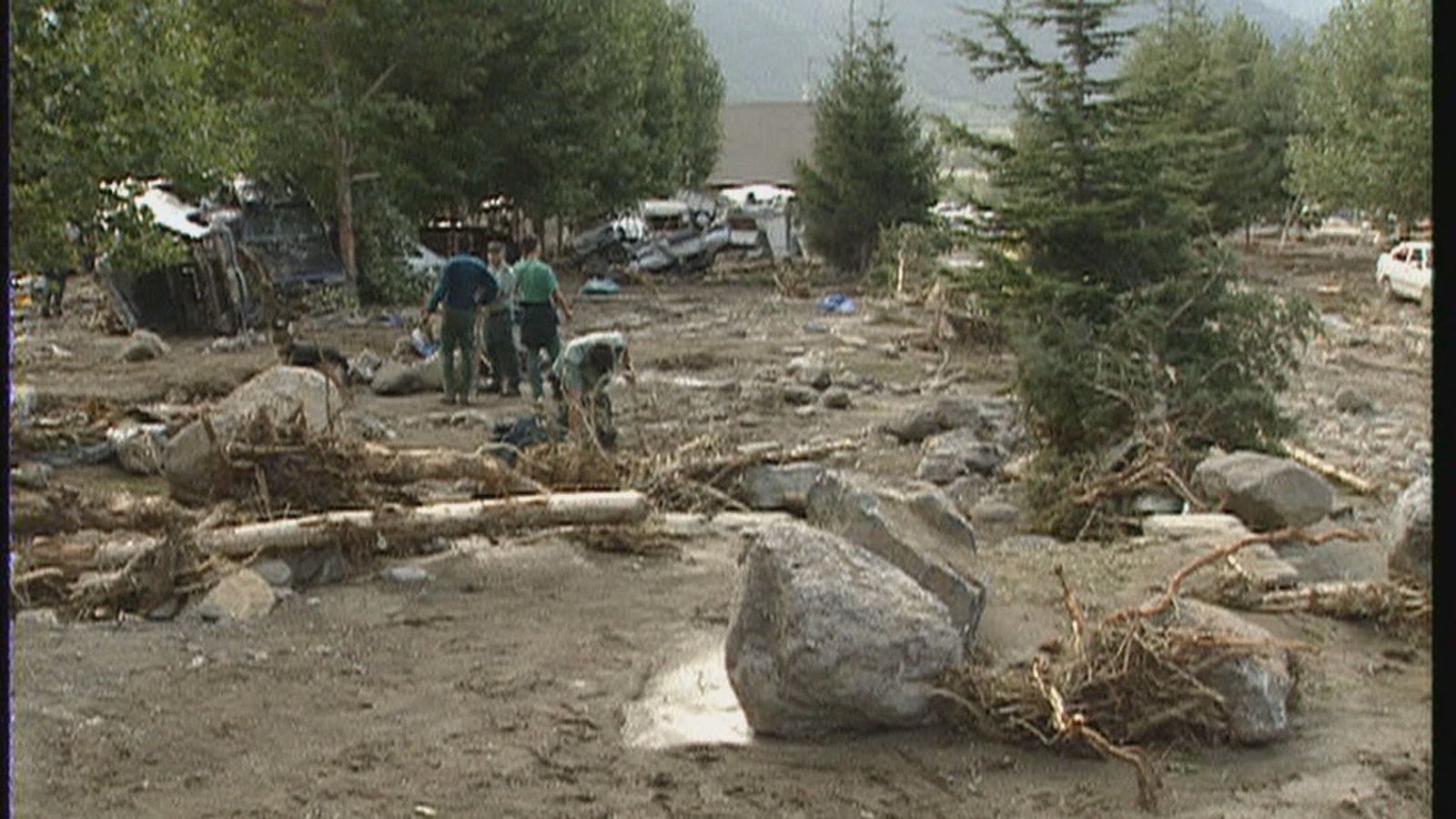 Treinta años de la catástrofe de Biescas: la riada que se convirtió en tragedia en el Camping de 'Las Nieves'