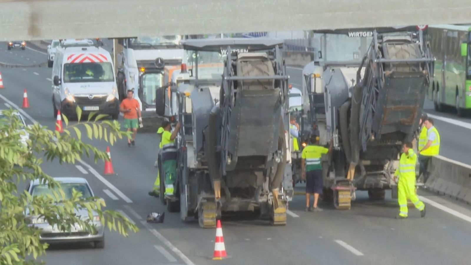 Nuevos cortes de carriles en la A-6 por las obras de asfaltado