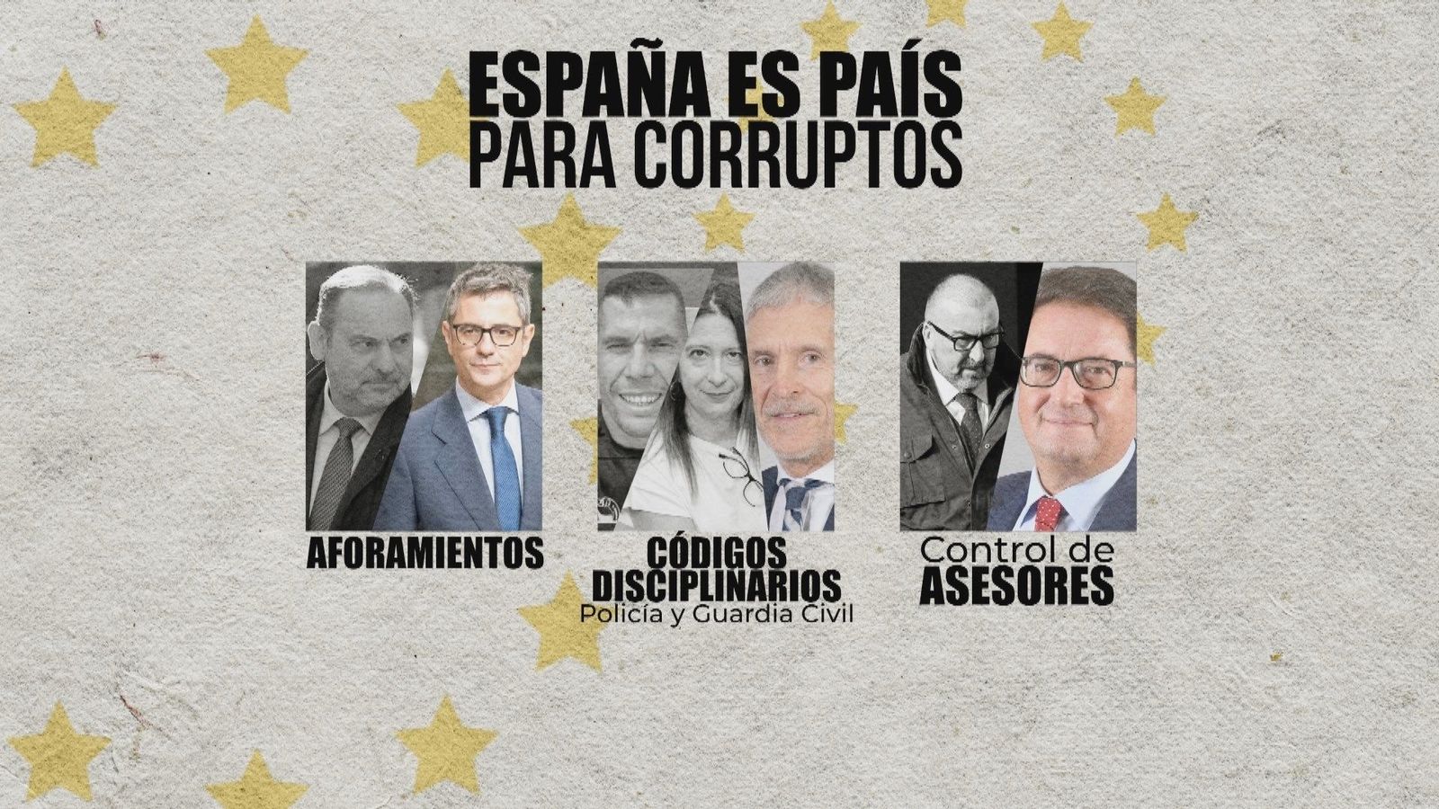 Tres ministros señalados por Europa por incumplir las recomendaciones contra la corrupción