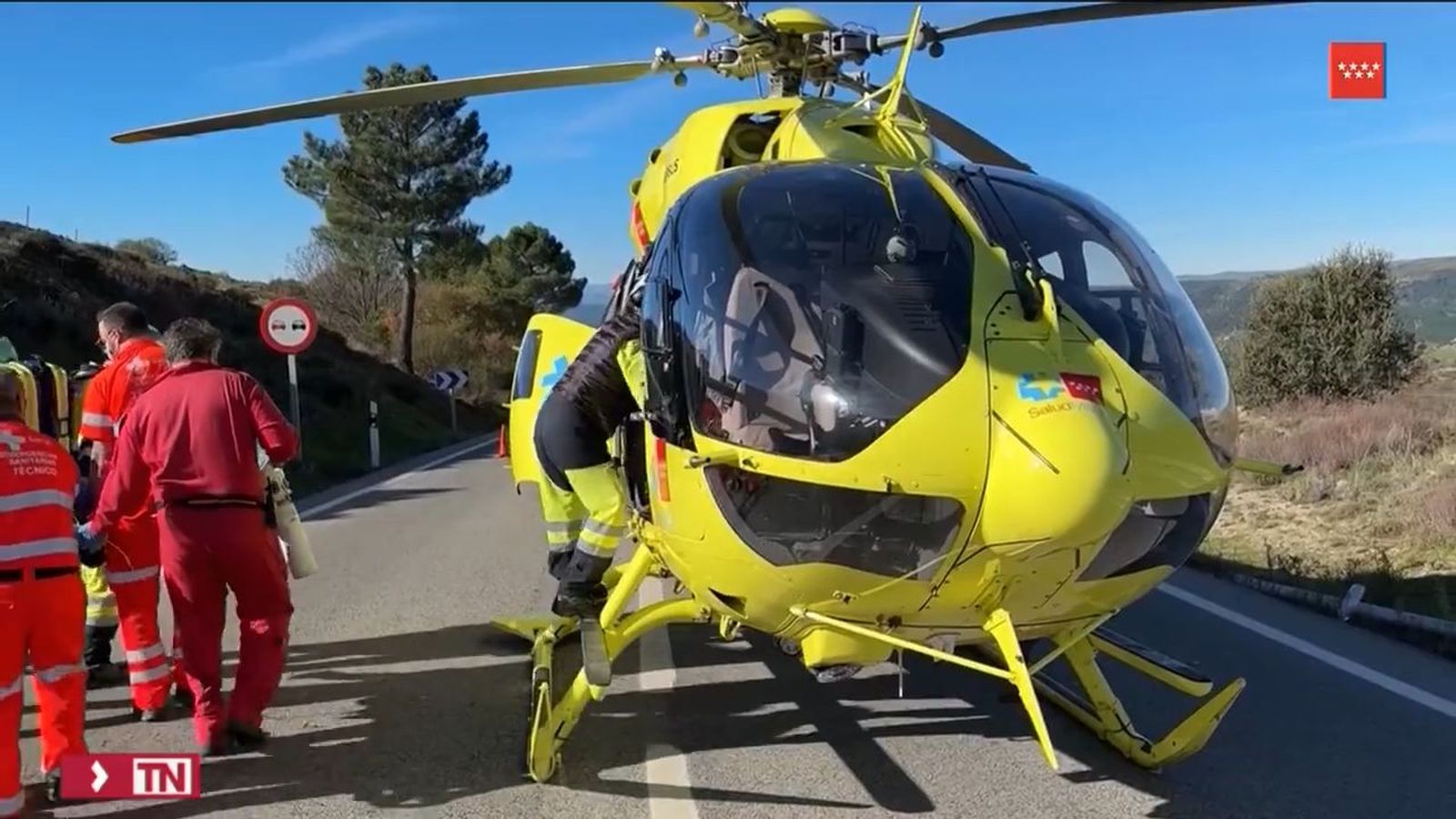 Accidente en la M-505