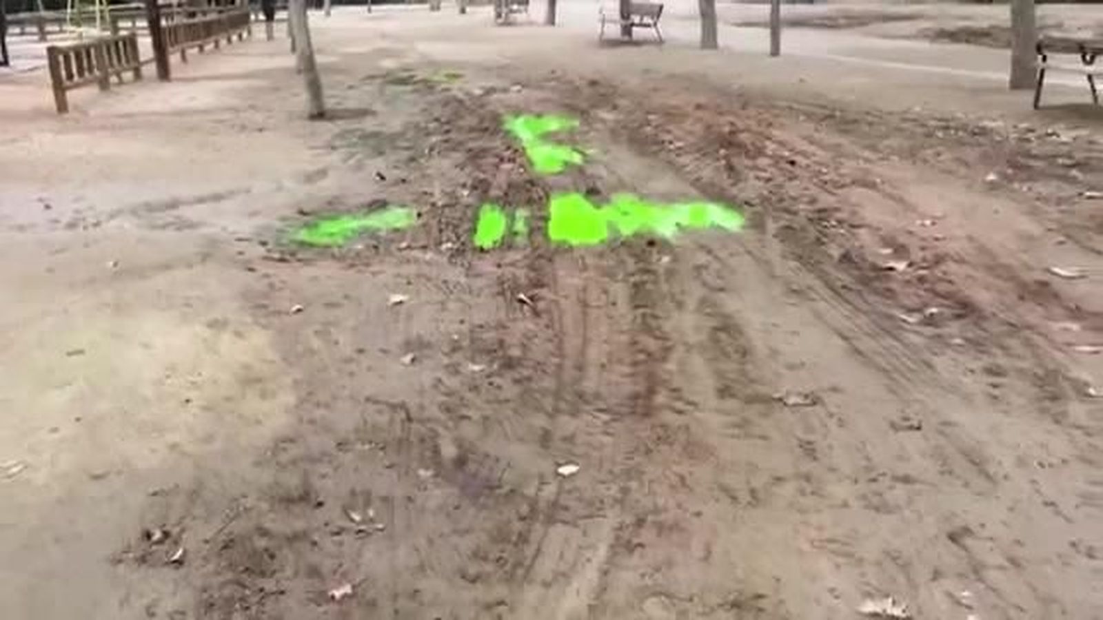 Un vertido de anticongelante contamina el parque Berlín durante doce días