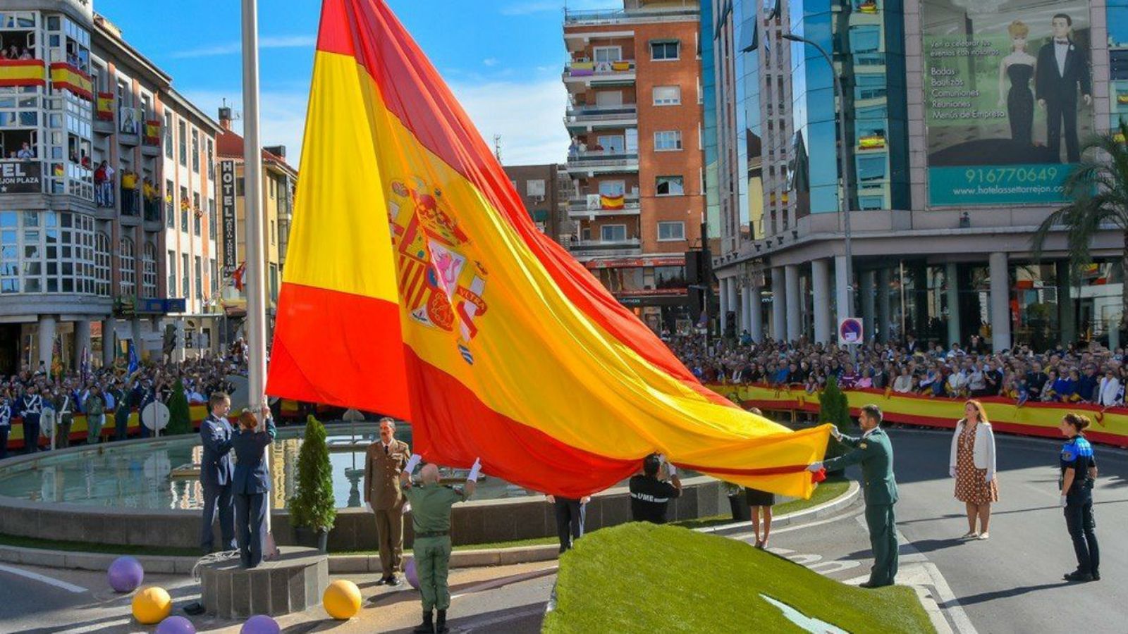 Homenaje a la Bandera en Torrejón