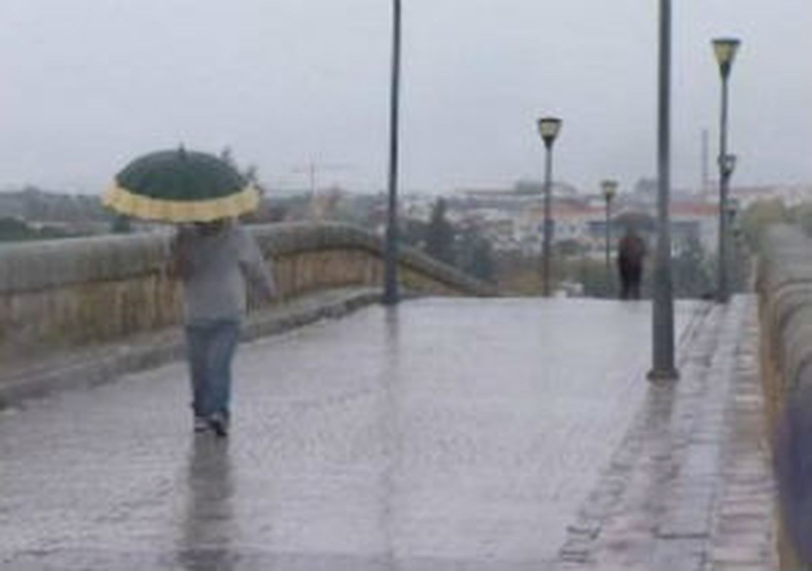 Temporal de lluvia y viento en España