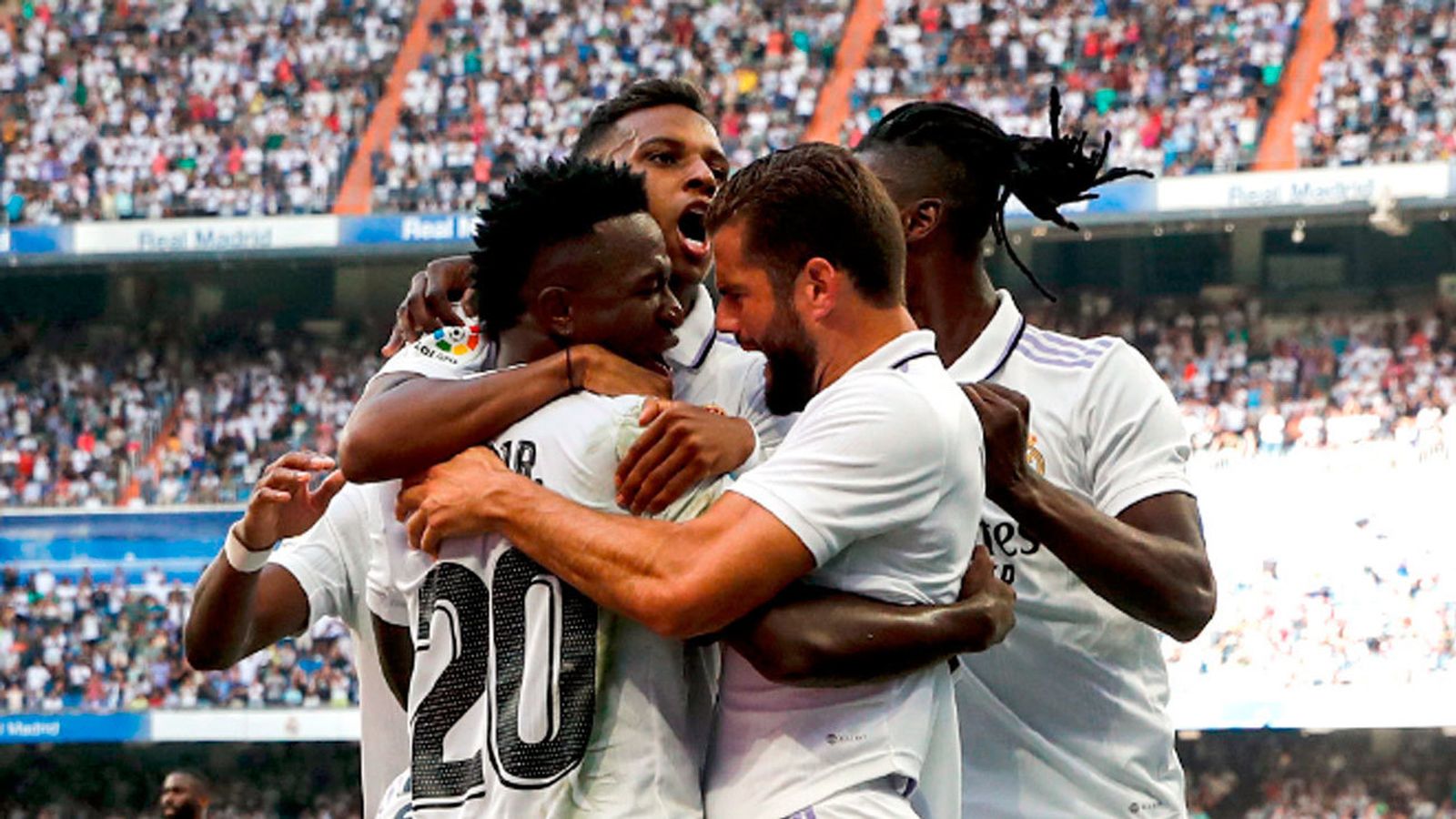 El Madrid remonta y termina goleando al Mallorca con un Vinicius sobresaliente