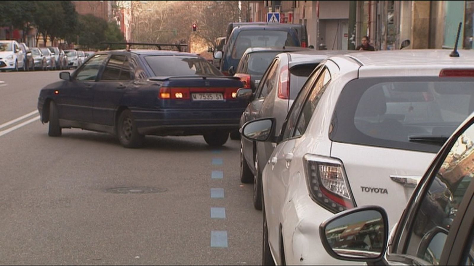 Estacionamientos blanquiazules de alta rotación en Madrid 360