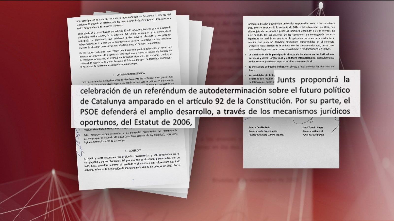 El referéndum que plantean los independentistas está fuera de la Constitución