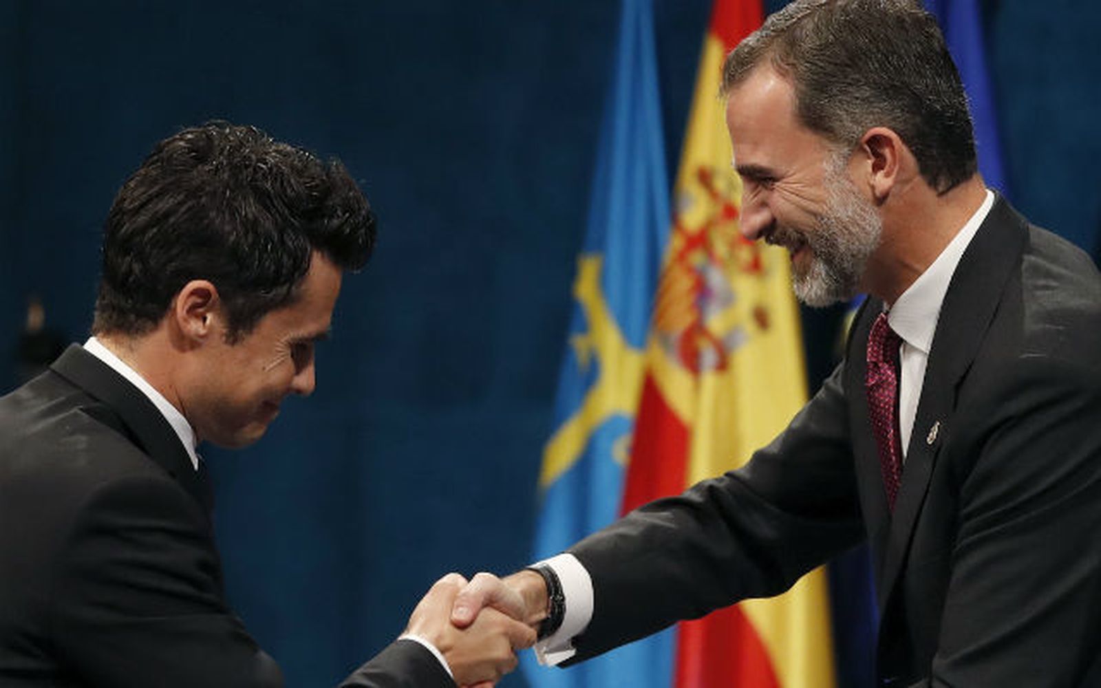 Gómez Noya y Felipe VI