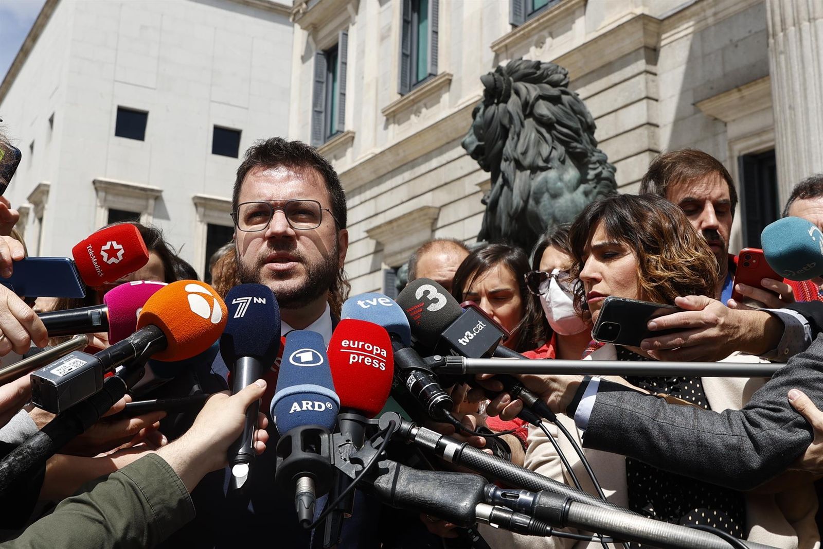El presidente de la Generalitat de Cataluña, Pere Aragonès