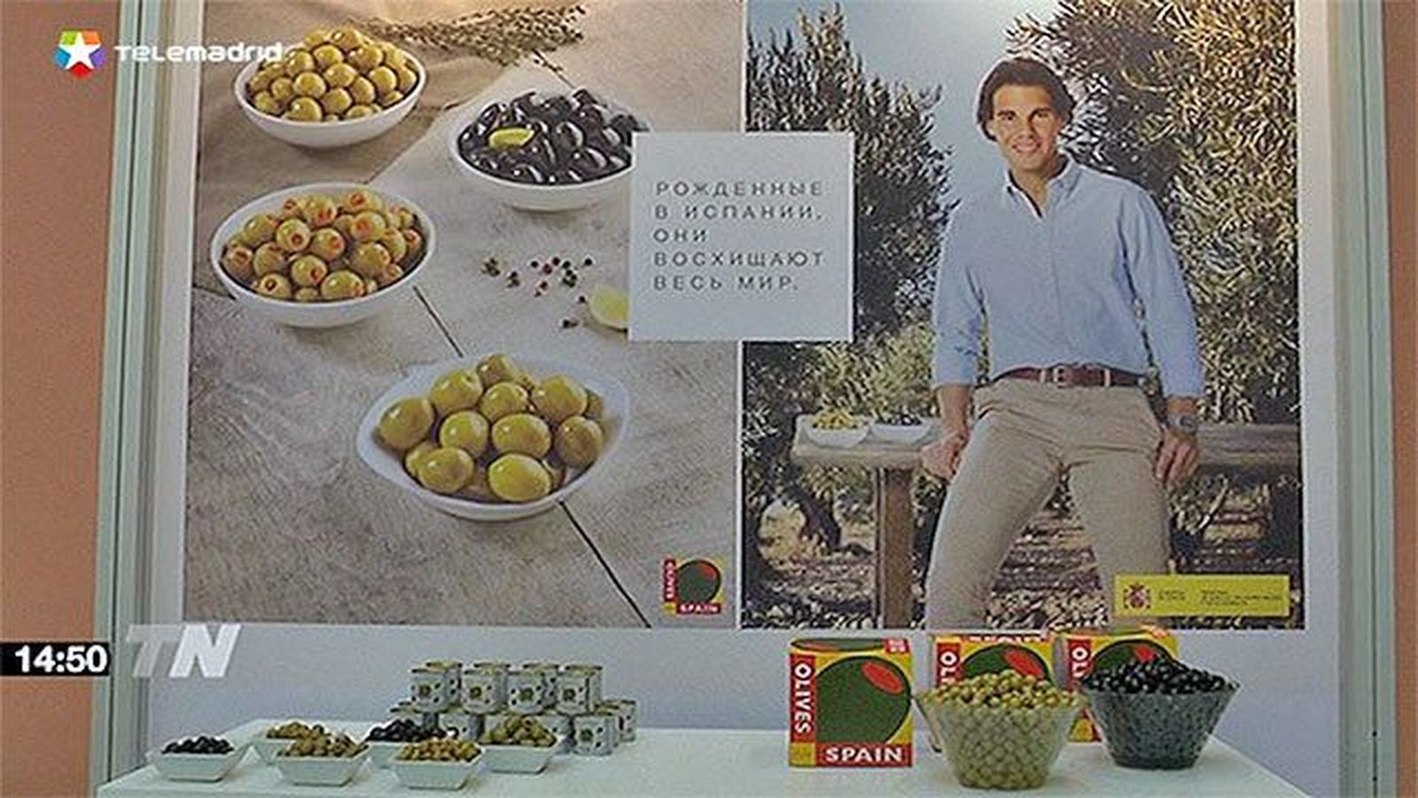 Nadal será la imagen de los Alimentos de España en el exterior