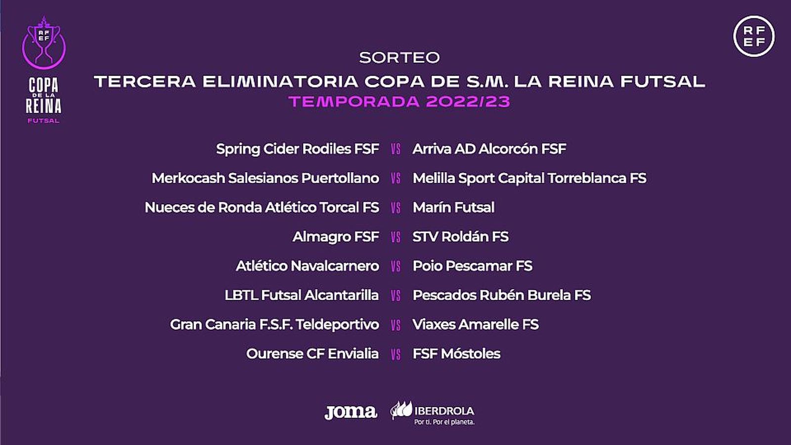 Sorteo de la Copa de la Reina