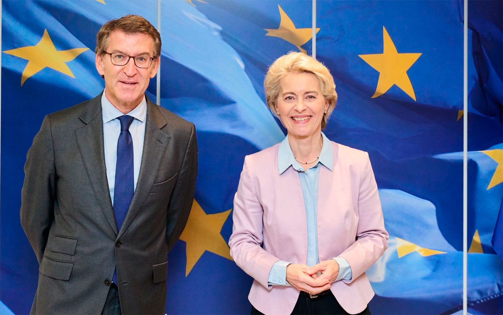 Feijóo y Von der Layen centran su reunión en la inflación, la crisis energética y los fondos europeos