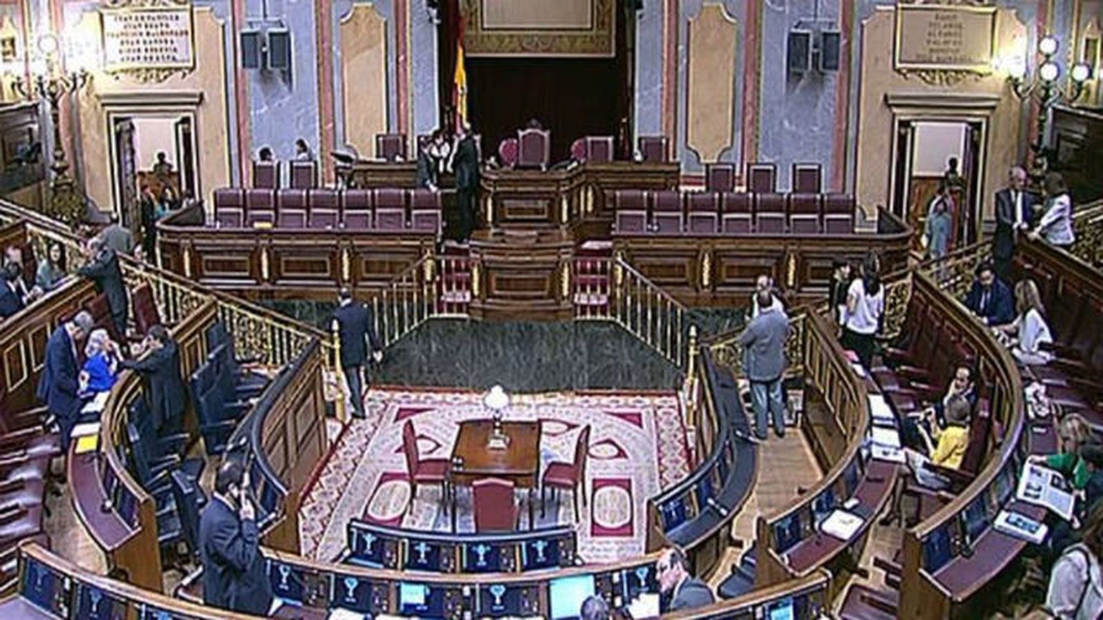 Votación del aforamiento de Don Juan Carlos en el Congreso
