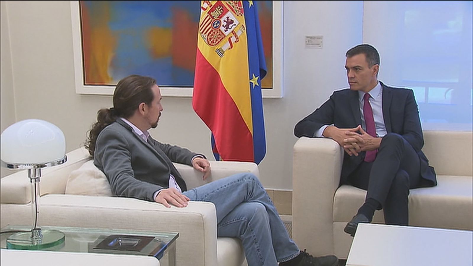 Pablo Iglesias y Pedro Sánchez