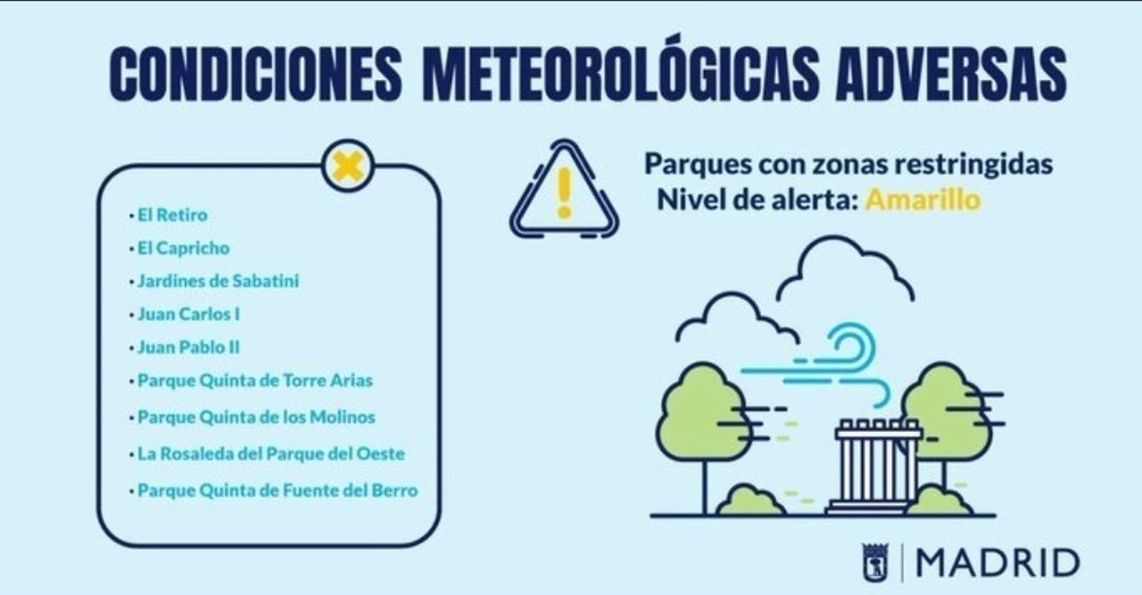 Parques balizados