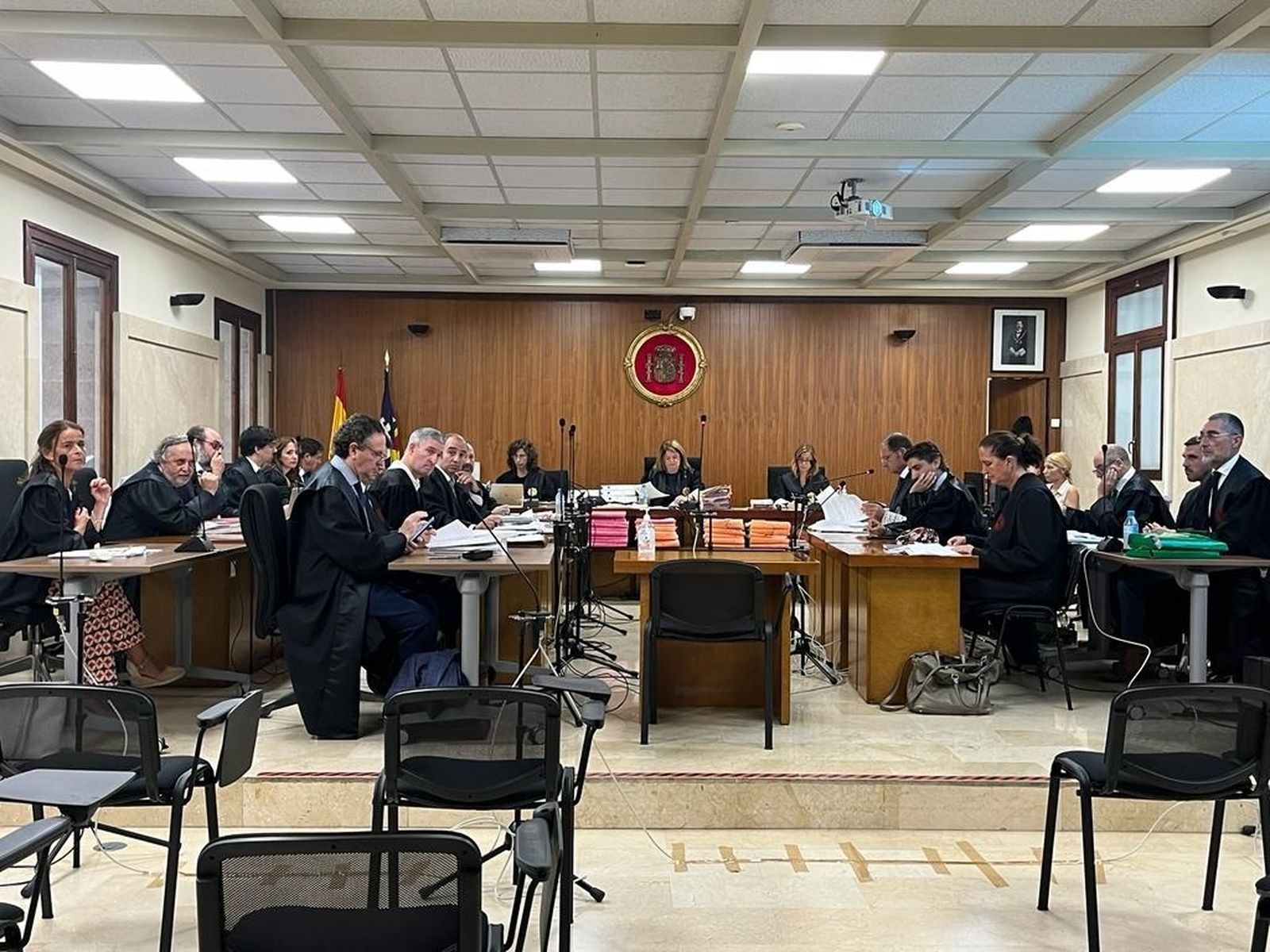 Foto de archivo Sala de juicios