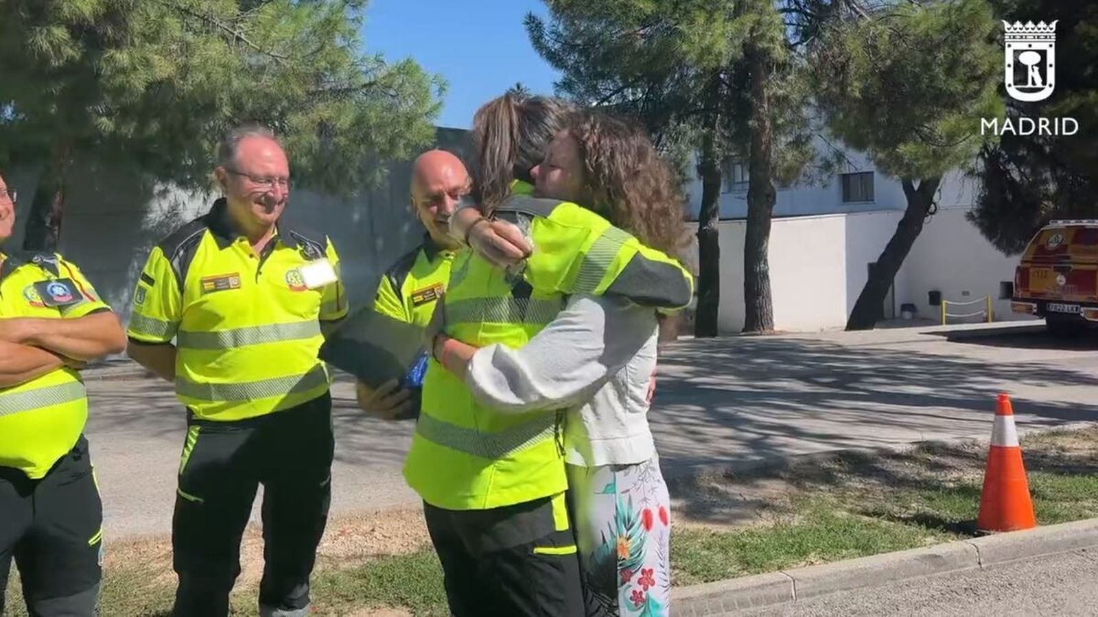 Bailarina salvada por el Samur