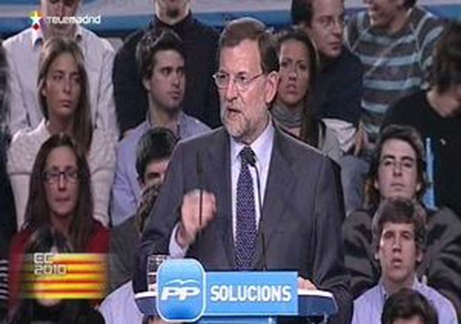Rajoy apela al votante de generales y dice que el cambio empieza por Cataluña
