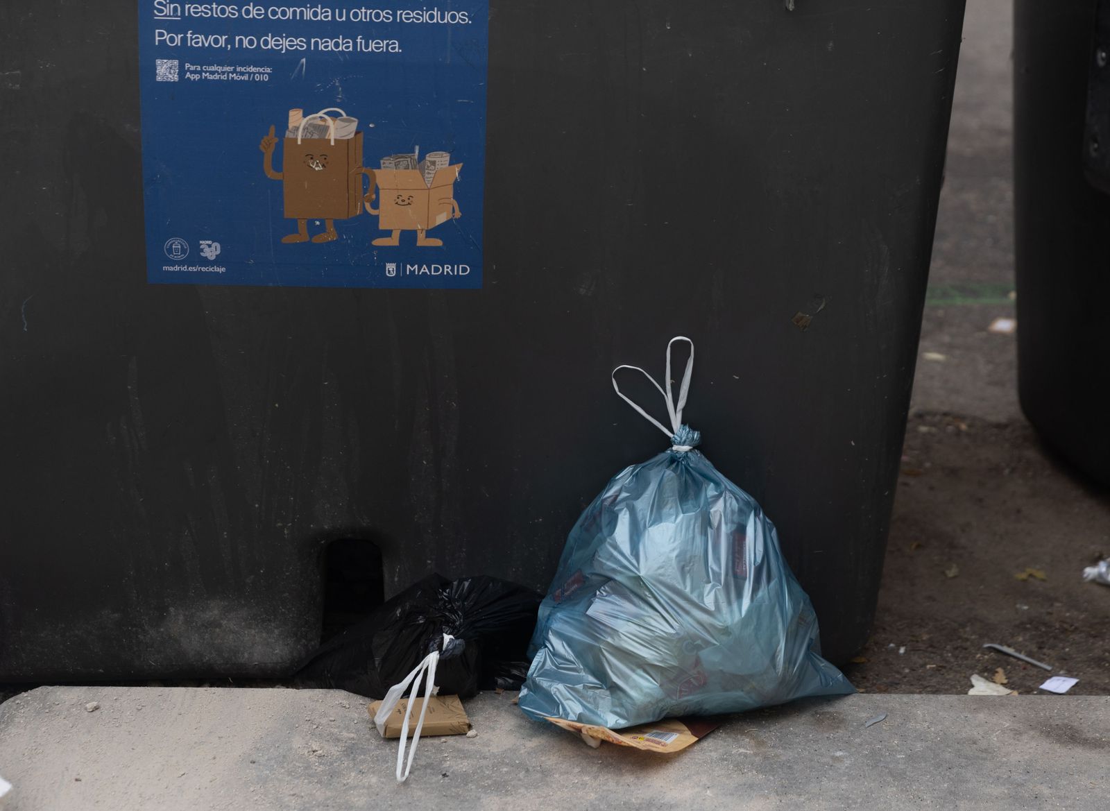 ¿Cuáles son las sanciones en Madrid ciudad por tirar la basura de forma incorrecta?