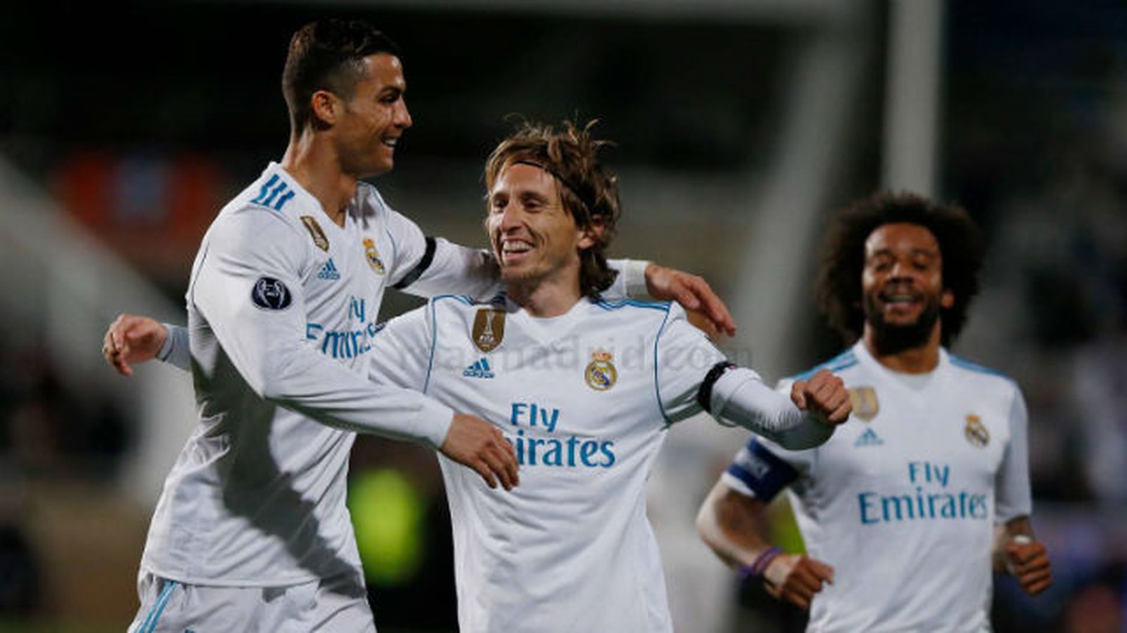 Cristiano Ronakldo, Modric y Marcelo