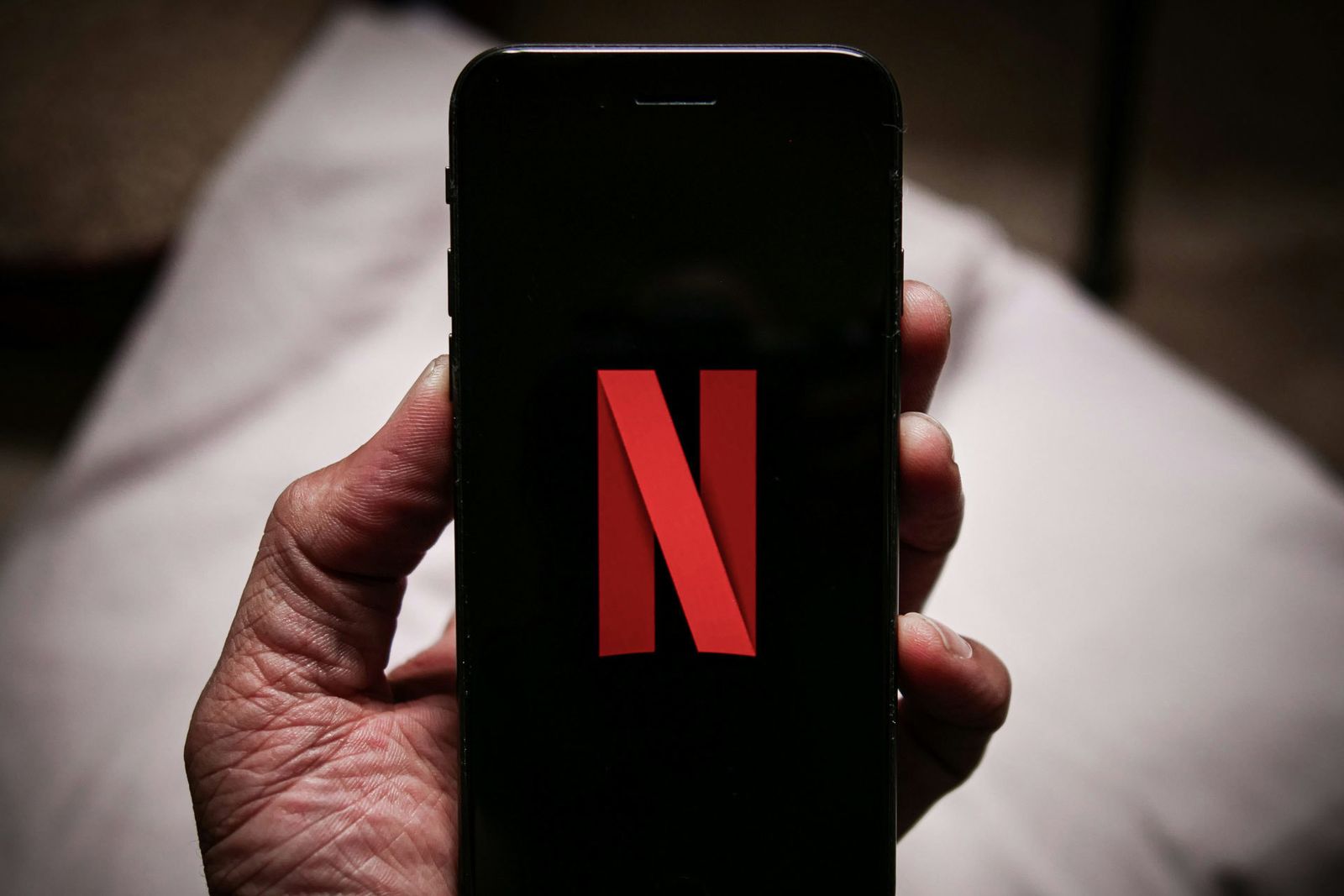 Aplicación de Netflix en un móvil