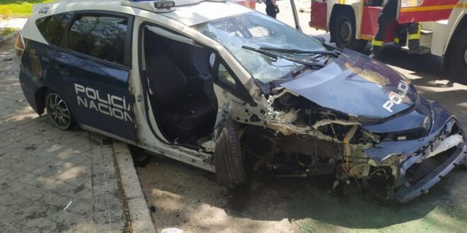 Accidente de dos policías