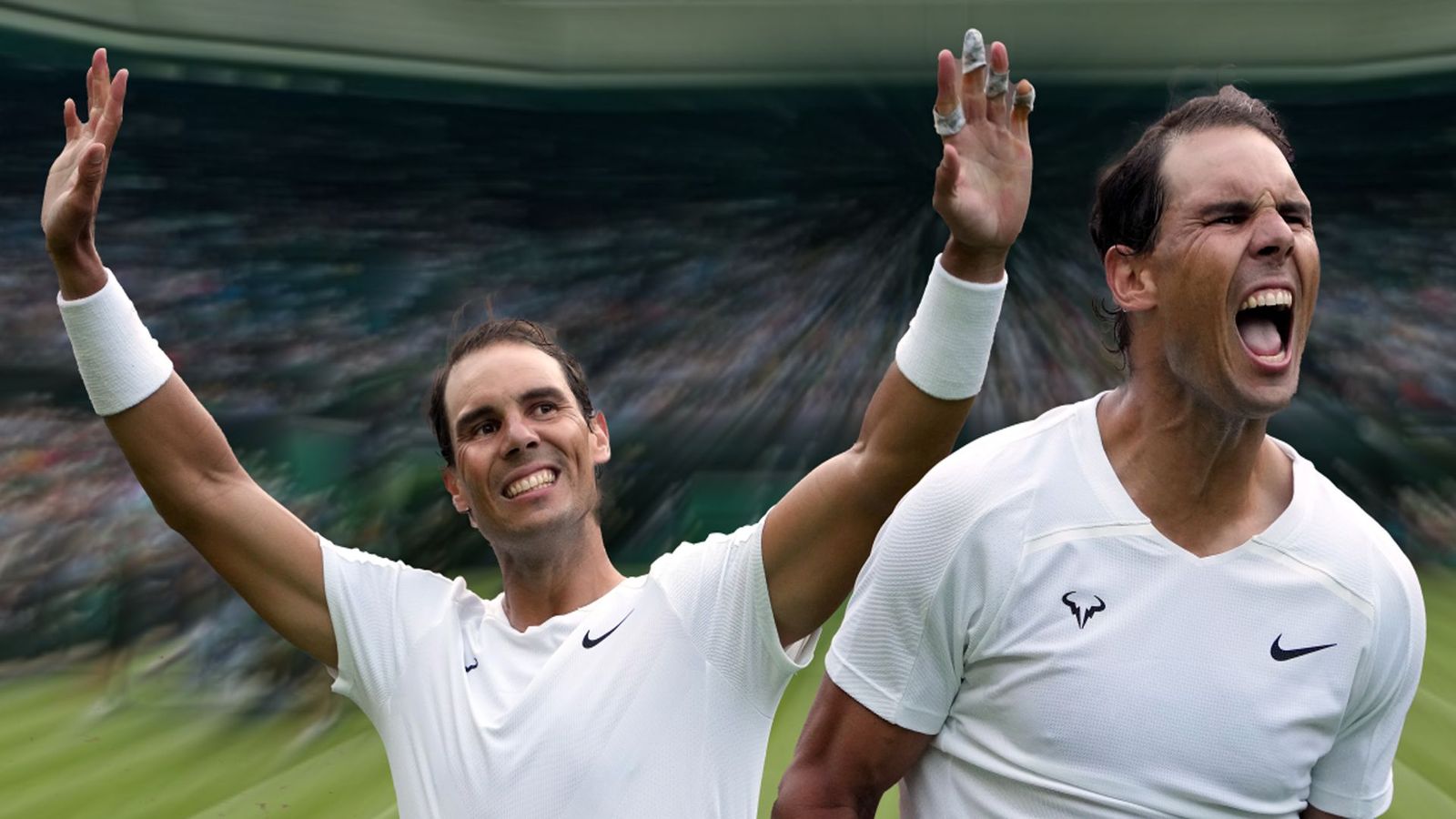 Rafa Nadal, en cuartos de final de Wimbledon