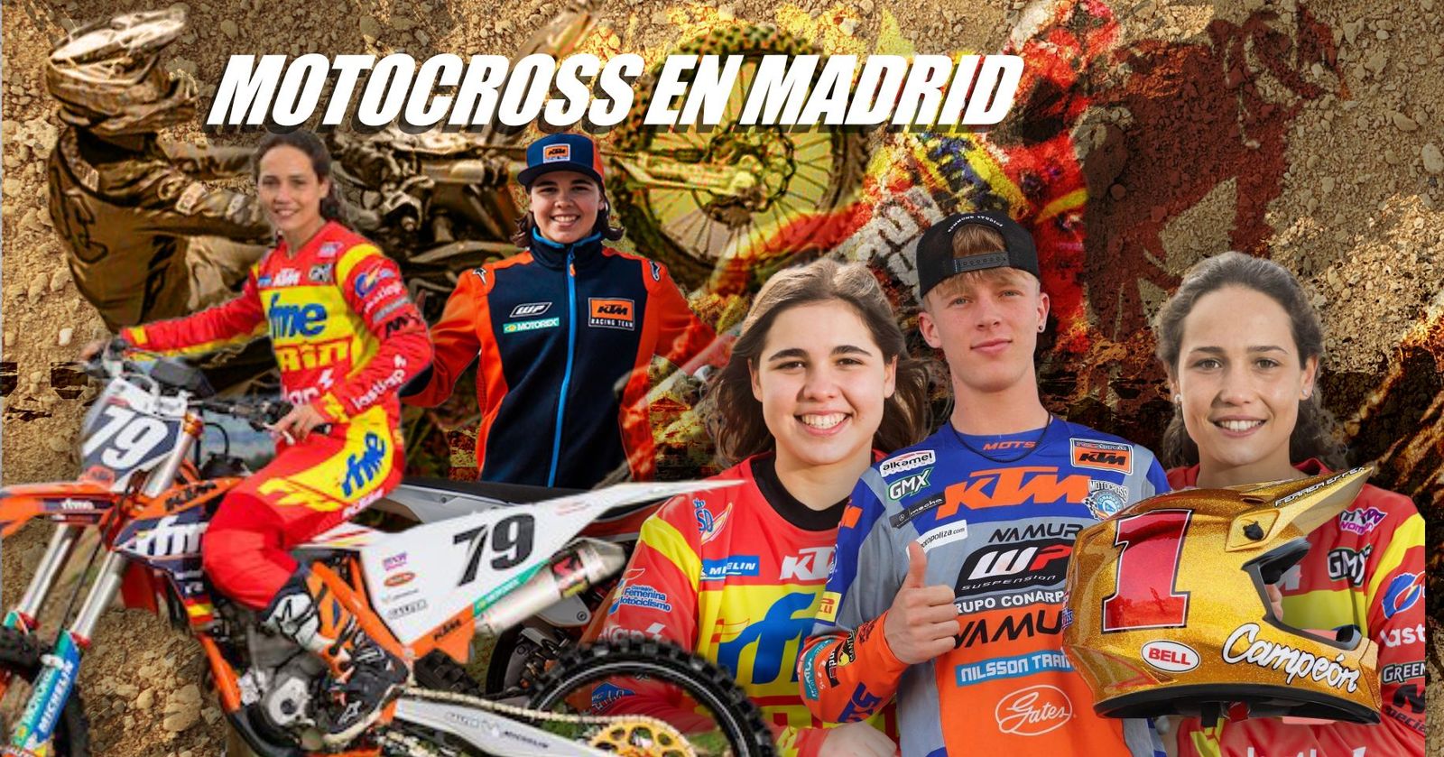 Los mejores pilotos del mundo de motocross se citan en Arroyomolinos
