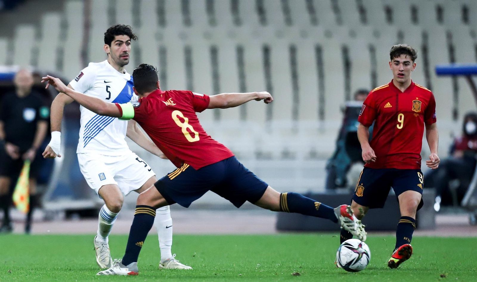 Koke ante Grecia