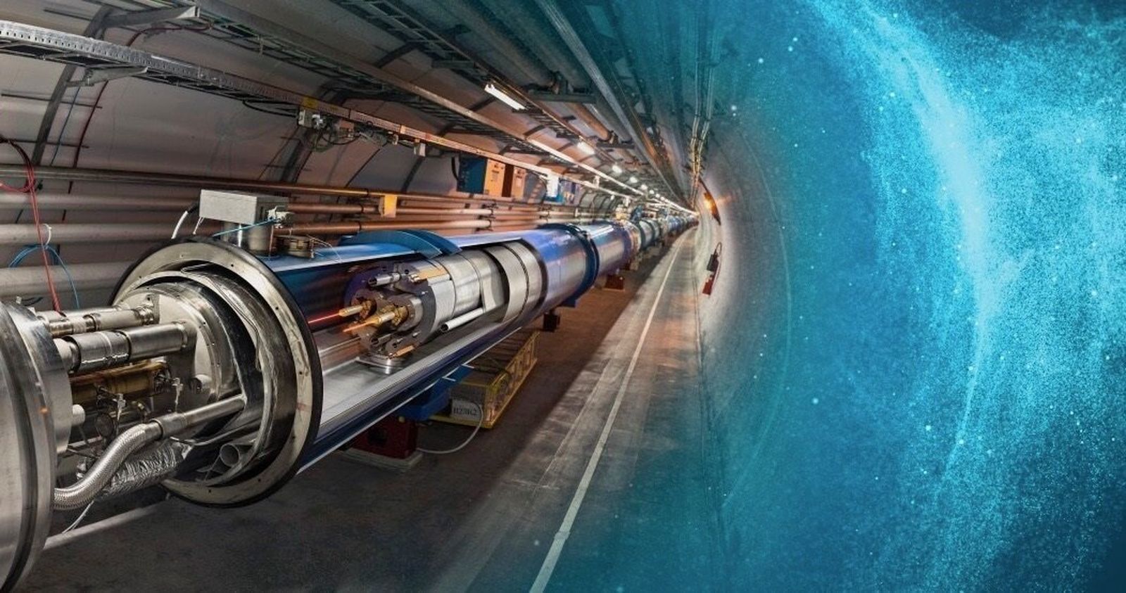 Recreación del interior de LHC
