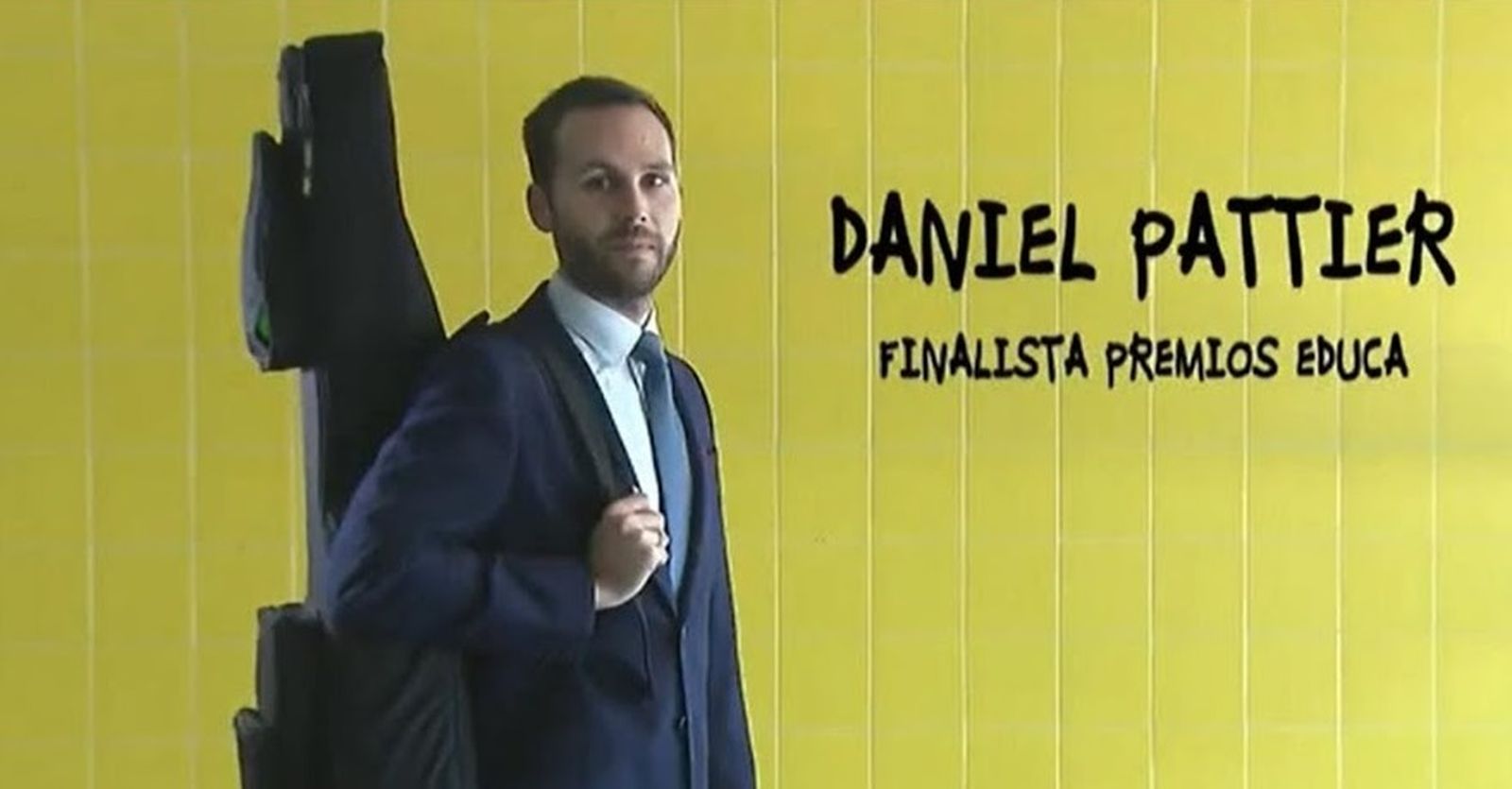 El profesor Daniel Pattier, candidato a mejor docente de España