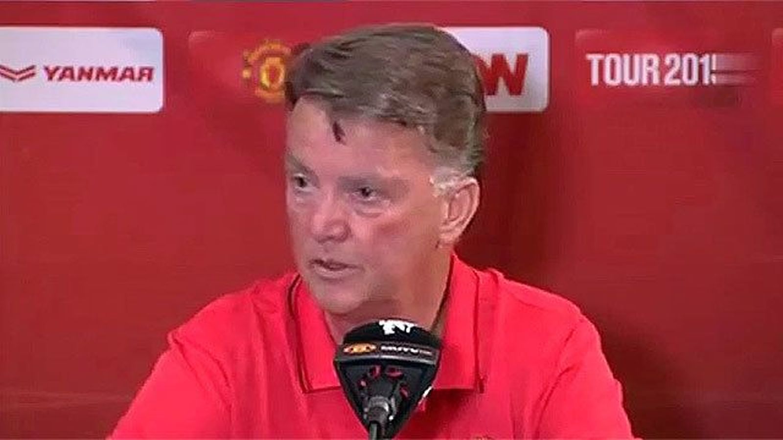 Van Gaal, en estado puro