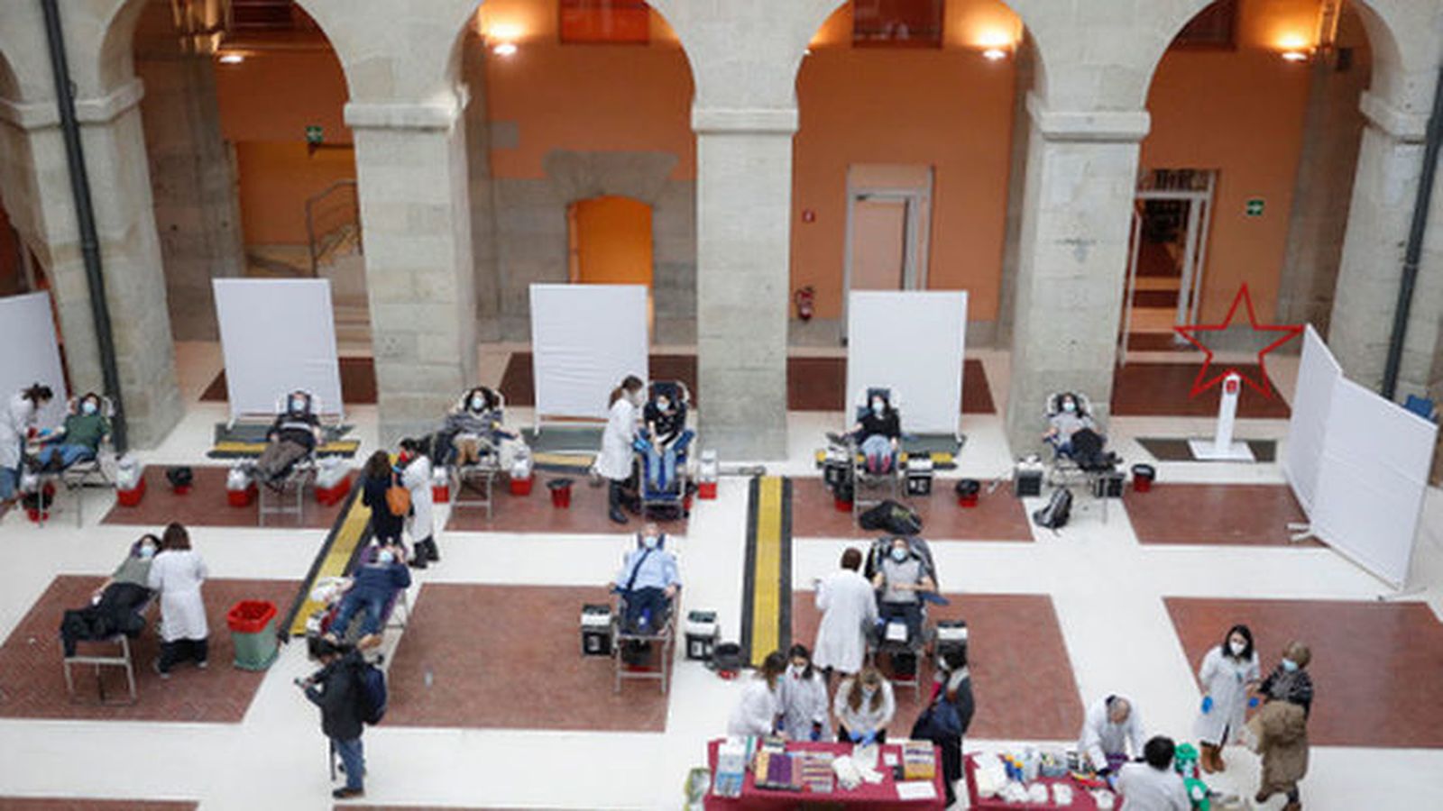La Real Casa de Correos acogió una campaña de donación de sangre el pasado mes de enero