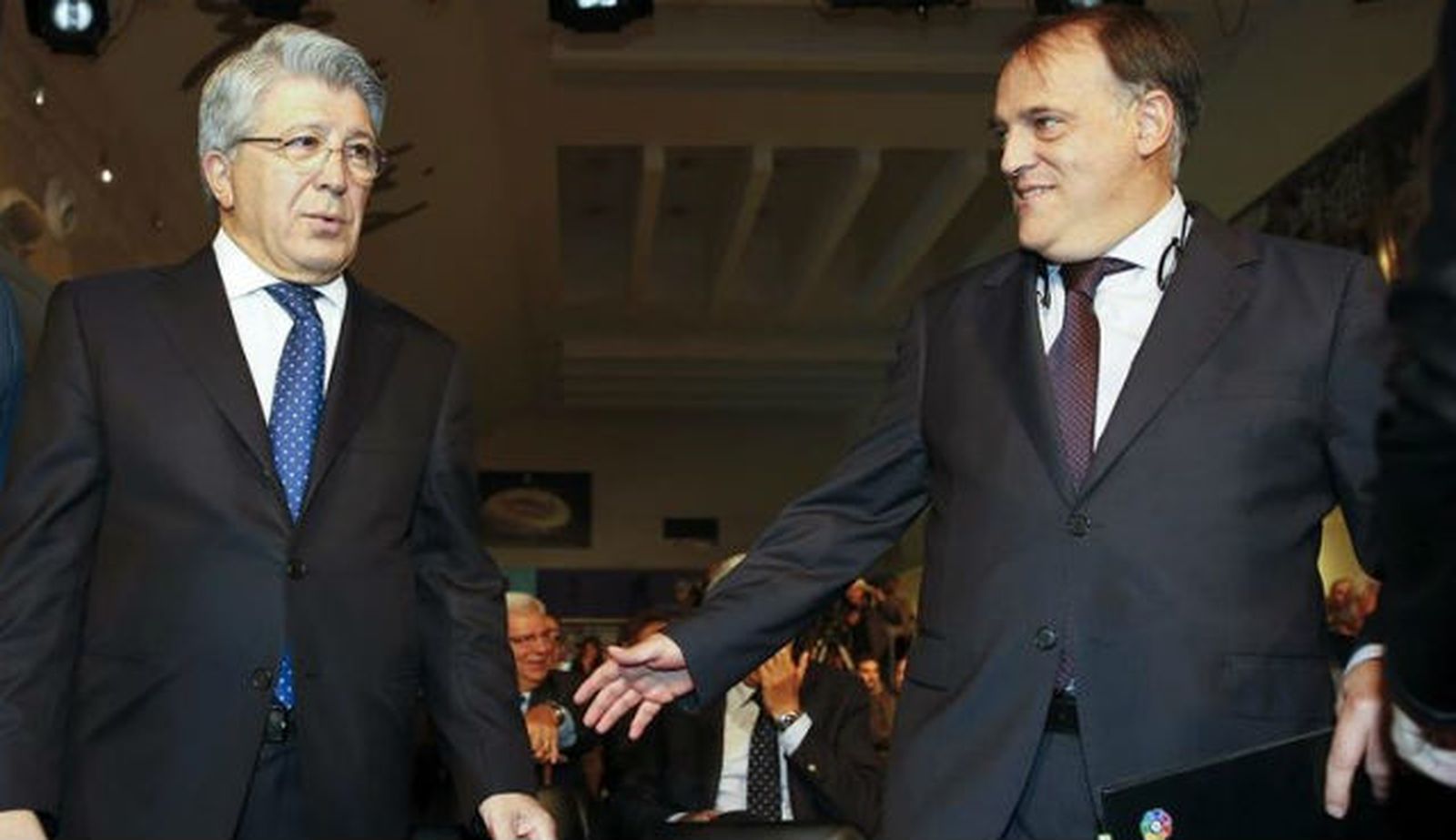 Enrique Cerezo y Javier Tebas