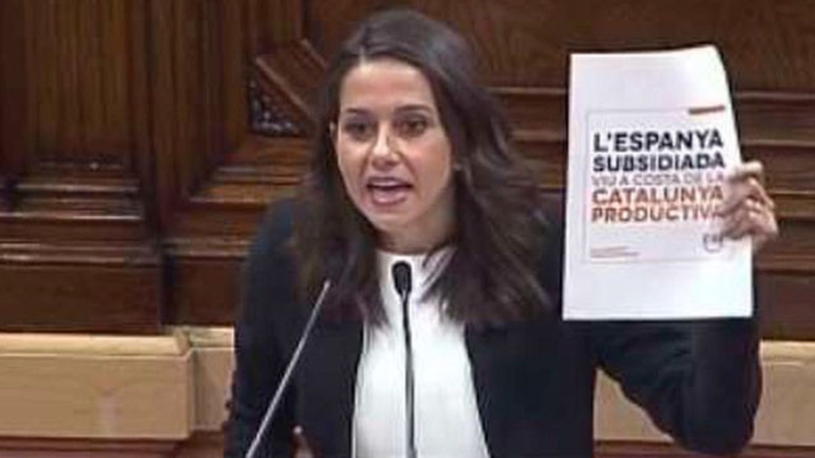 Arrimadas: La independencia a plazos sigue siendo un golpe a la democracia