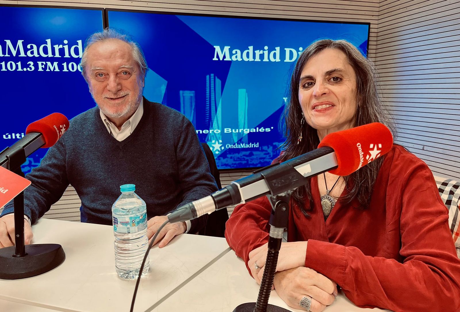 Manuel Galiana y Pilar Ávila, en Onda Madrid