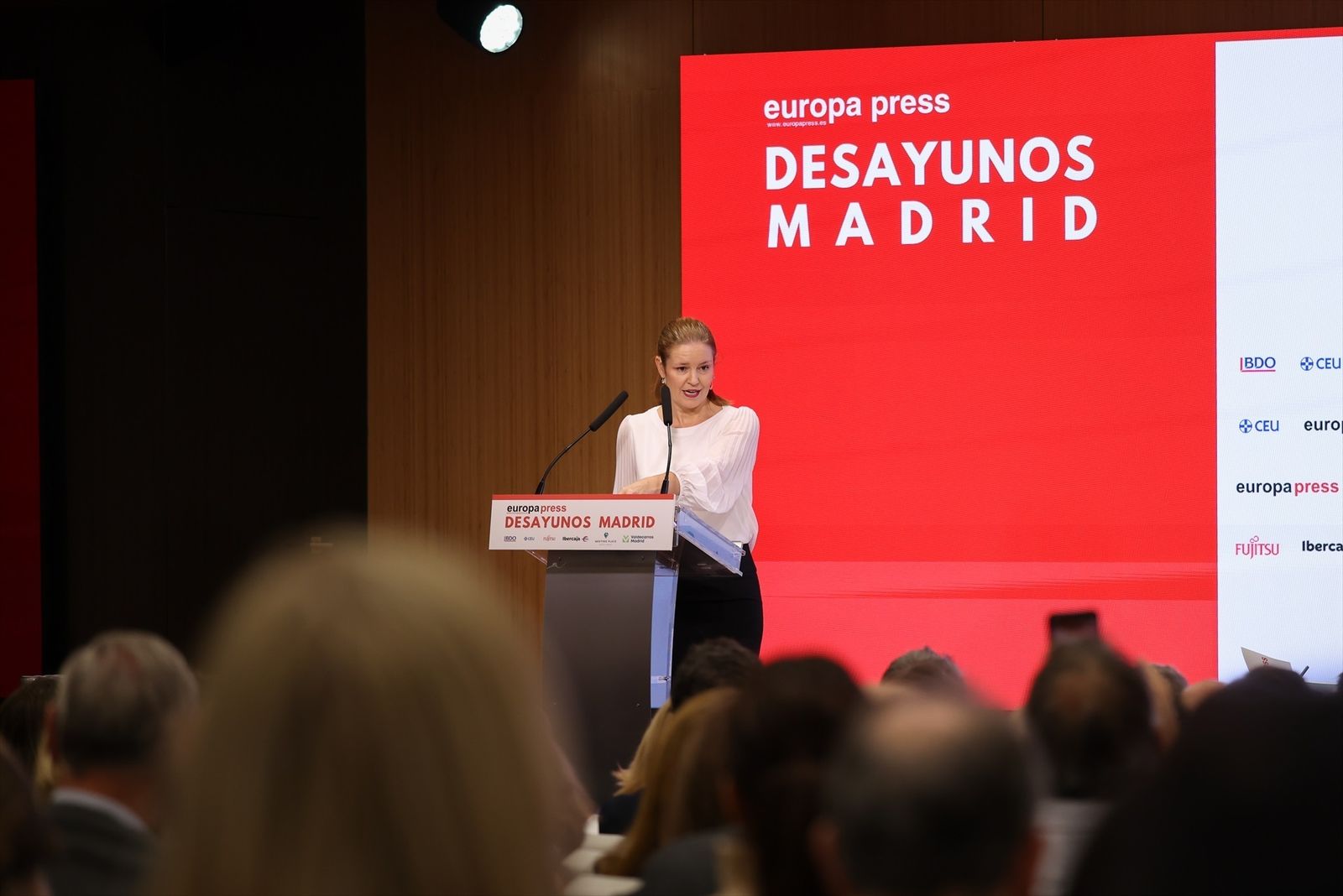 La consejera de Familia, Juventud y Asuntos Sociales de la Comunidad de Madrid, Ana Dávila