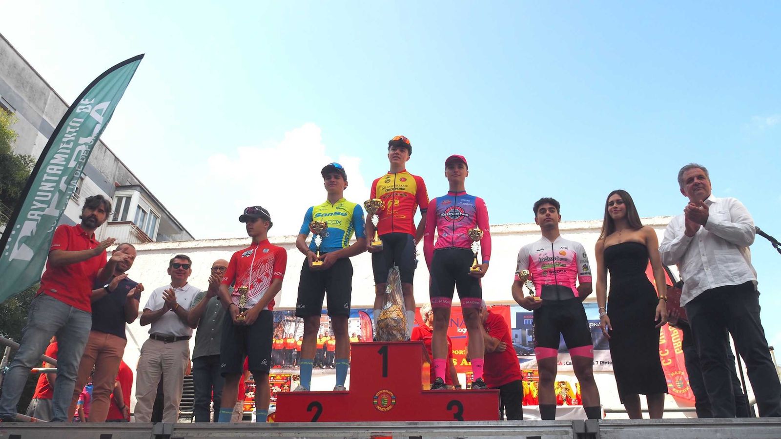 Podio del Trofeo Chco Pérez de Parla