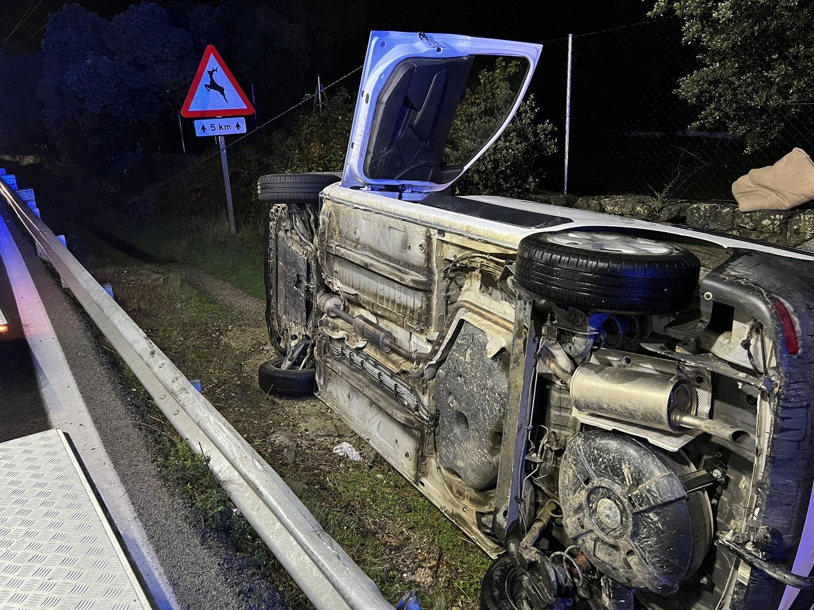 Accidente en Galapagar