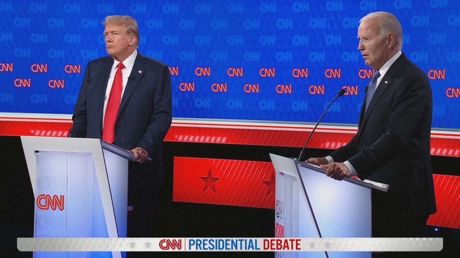 Debate entre Trump y Biden en la CNN