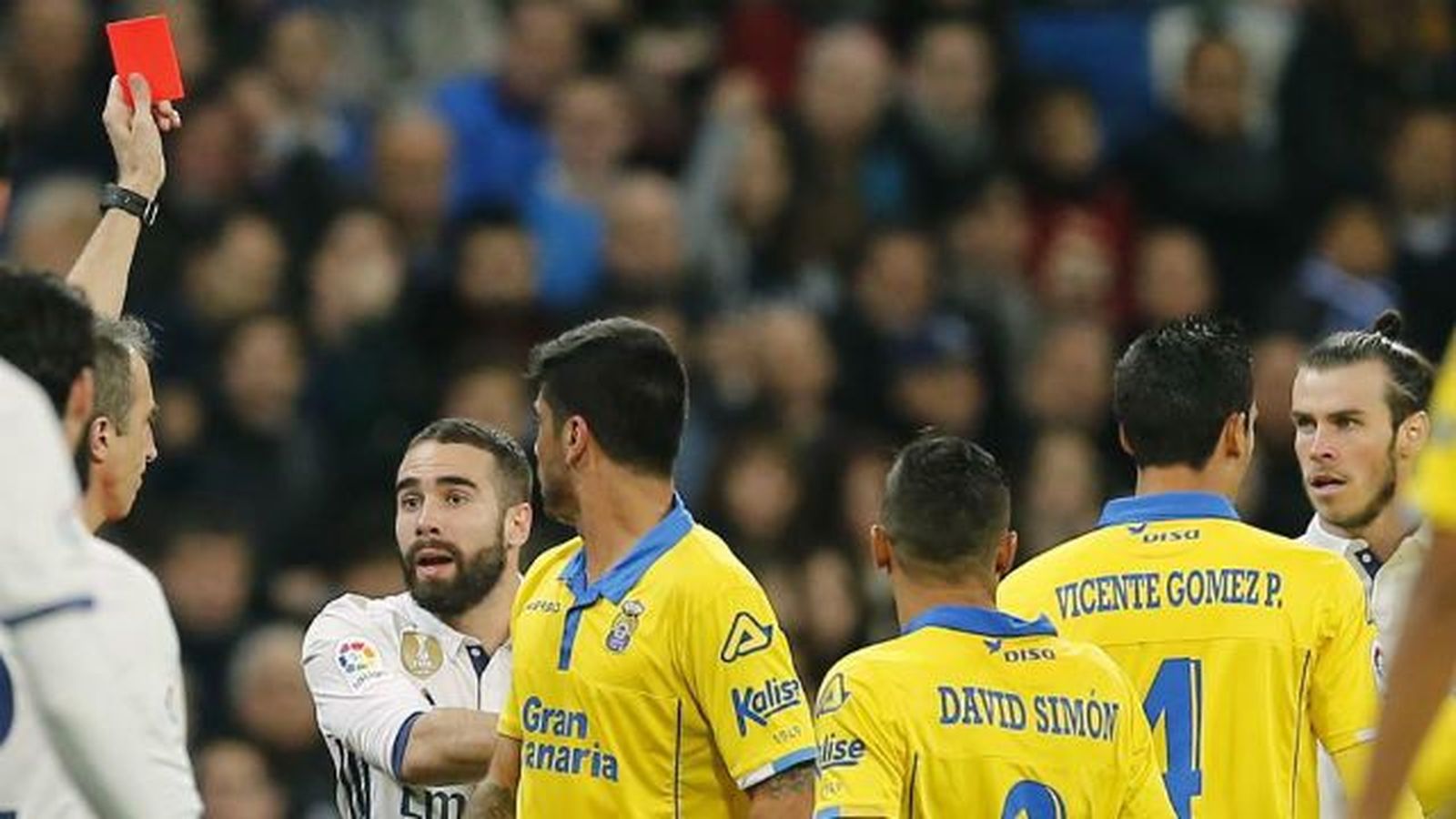 Bale tras su expulsión ante Las Palmas: "Espero aprender de los errores"