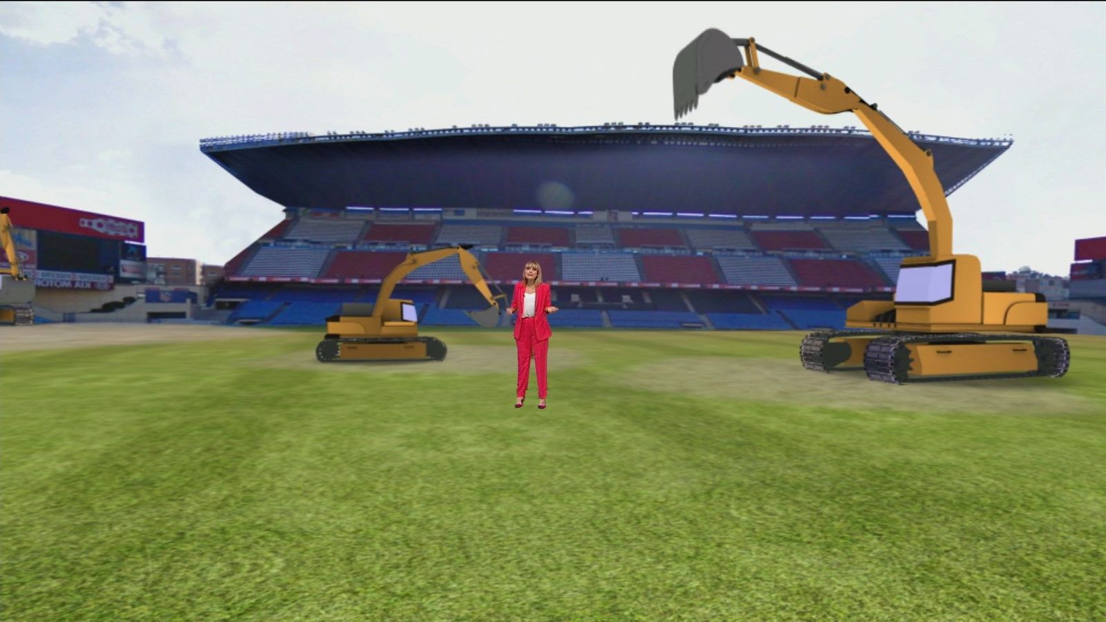 Regreso al césped del Vicente Calderón, un símbolo de Madrid que ya es historia