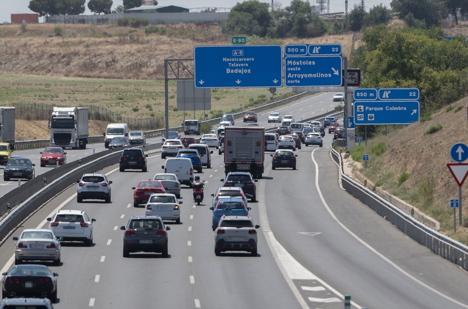 Autovía A-5 en su paso por Móstoles