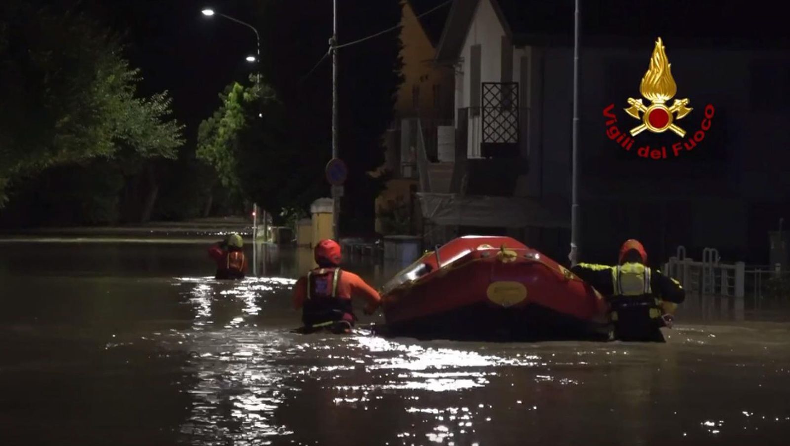 Inundaciones en Italia por un temporal