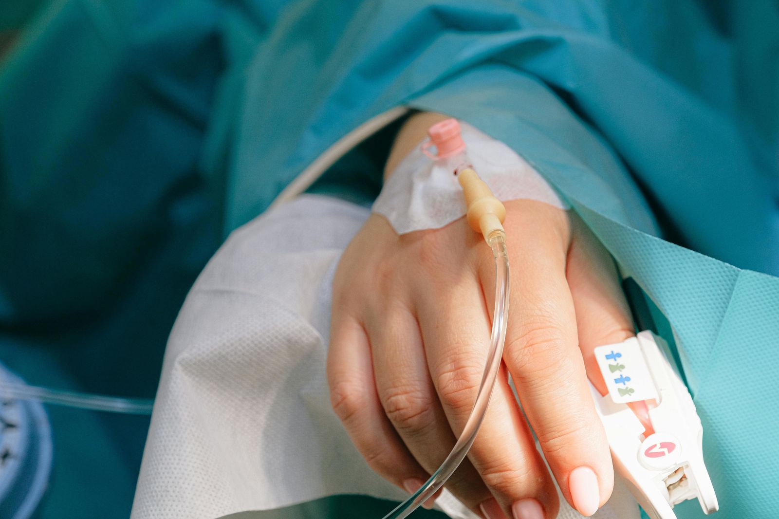 Persona ingresada en el hospital