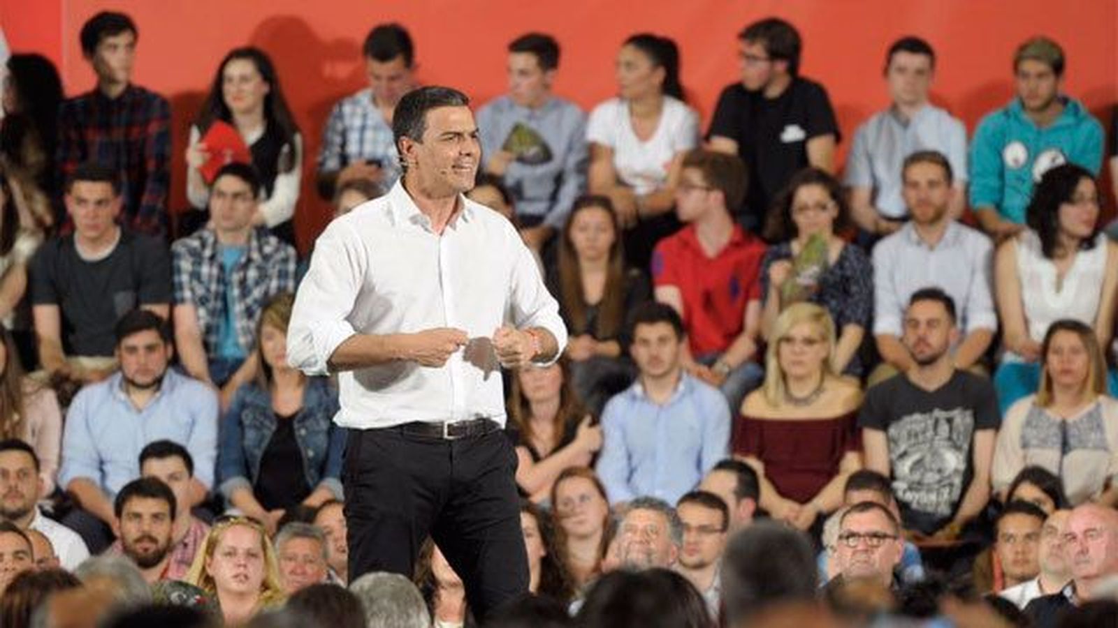Pedro Sánchez carga contra Podemos y apela llama a la movilización de sus votantes