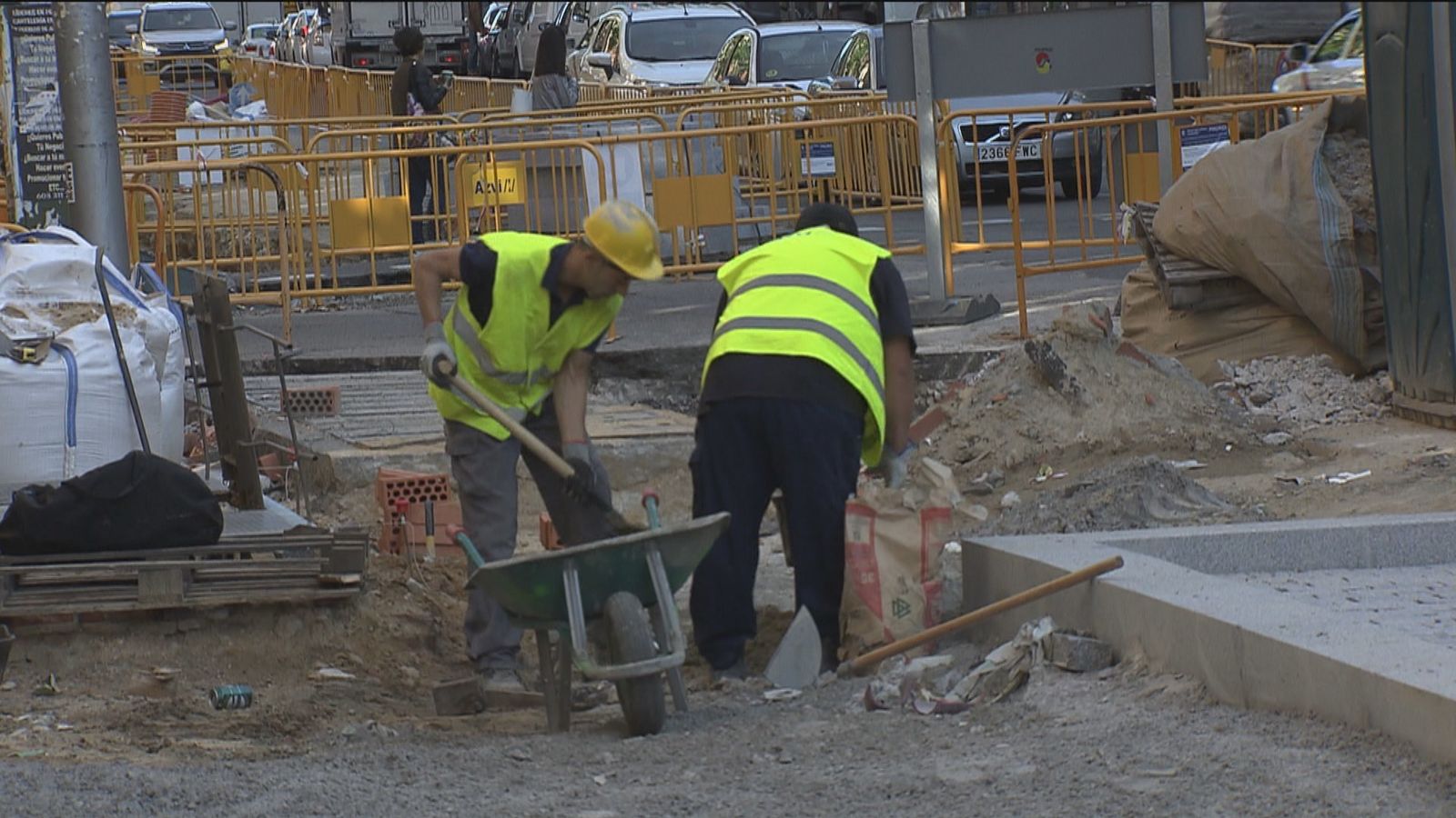 Trabajadores del sector de la construcción