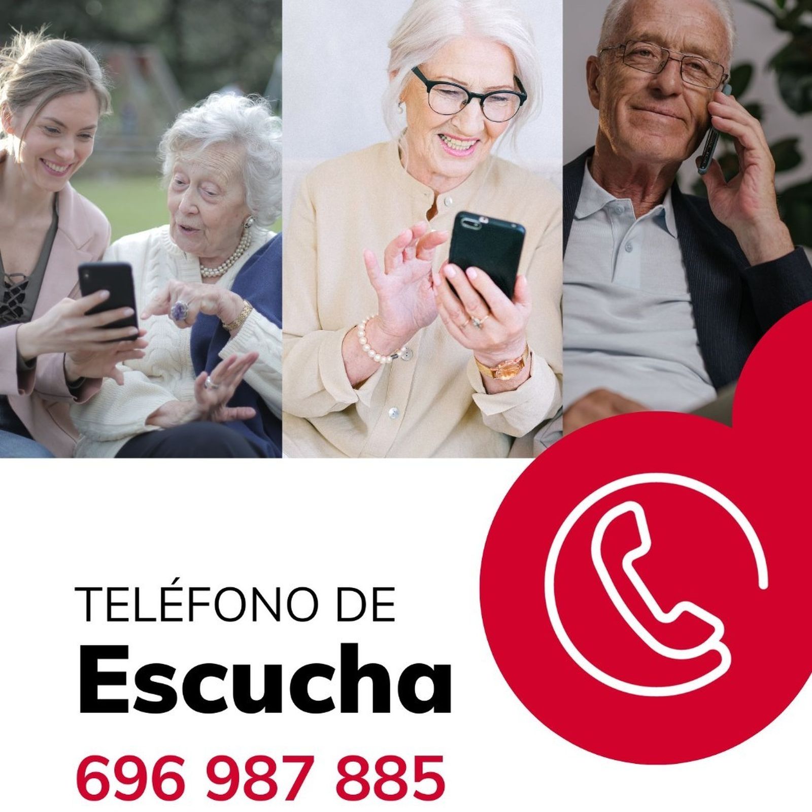 Cáritas pone en marcha un teléfono de escucha para prevenir la soledad entre mayores