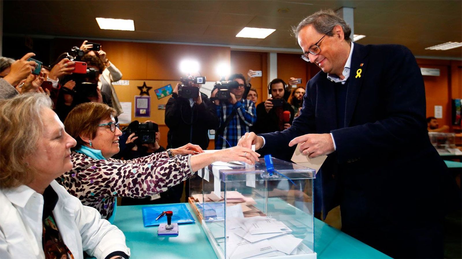 "Unas votaciones cruciales para el futuro de Cataluña", según Torra