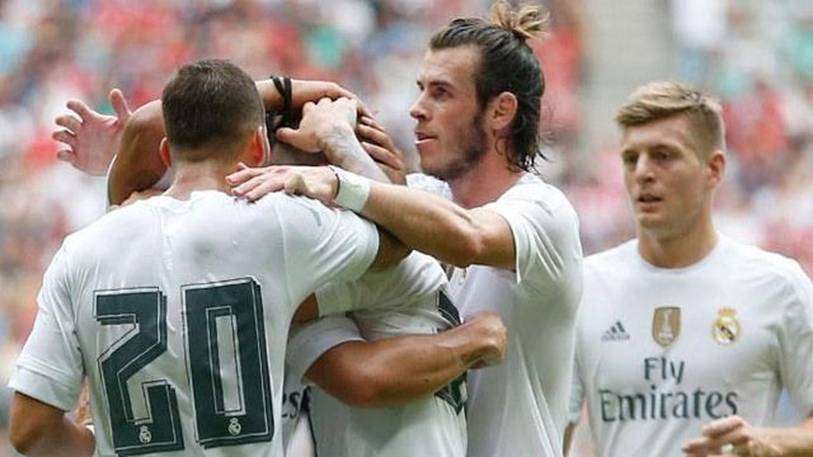 2-0. James y Bale conducen al Madrid a la final de la Audi Cup