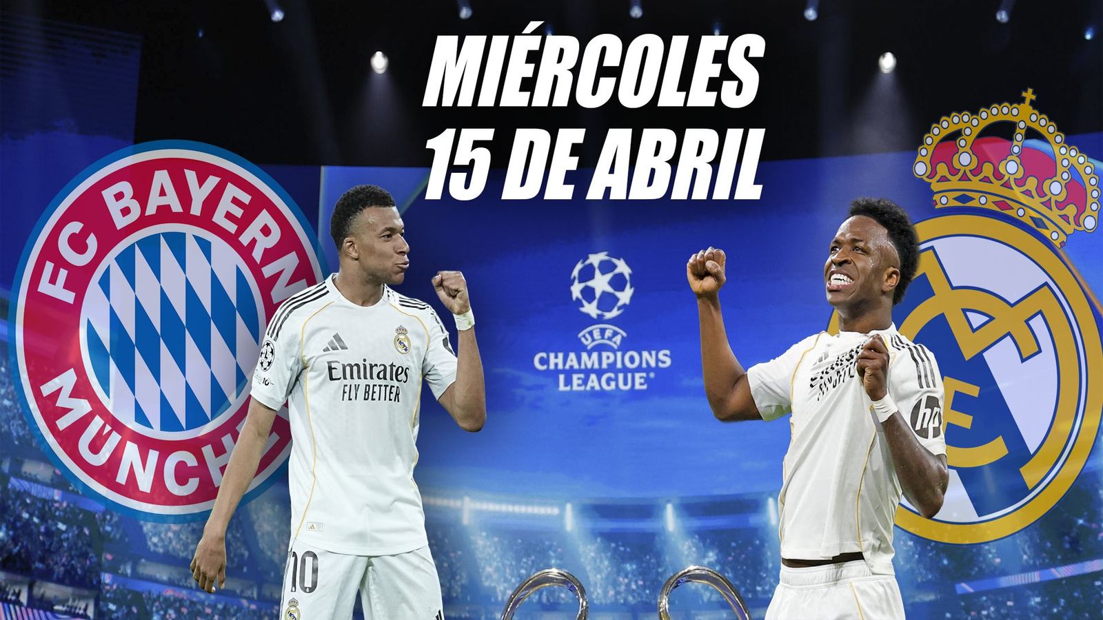 Mbappé y Vinicius